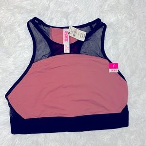 Unlined pink crop